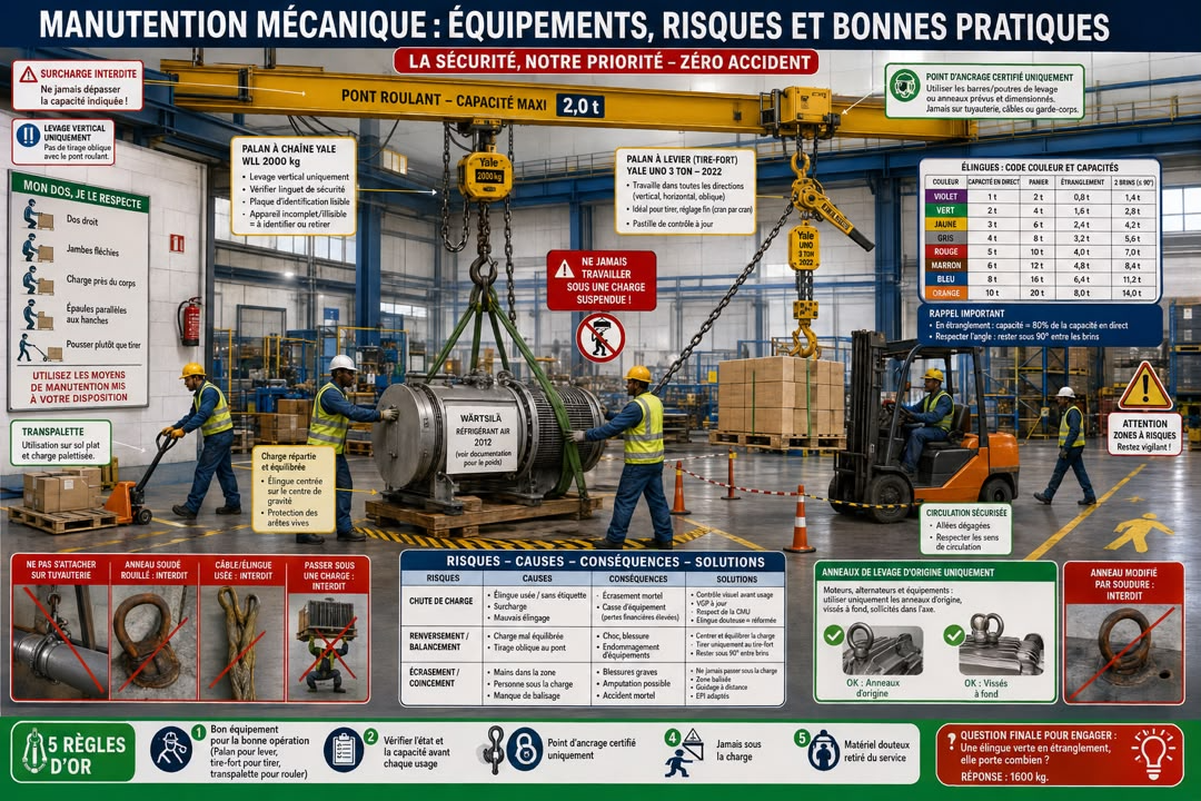 La manutention manuelle et mécanique : risques et bonnes pratiques