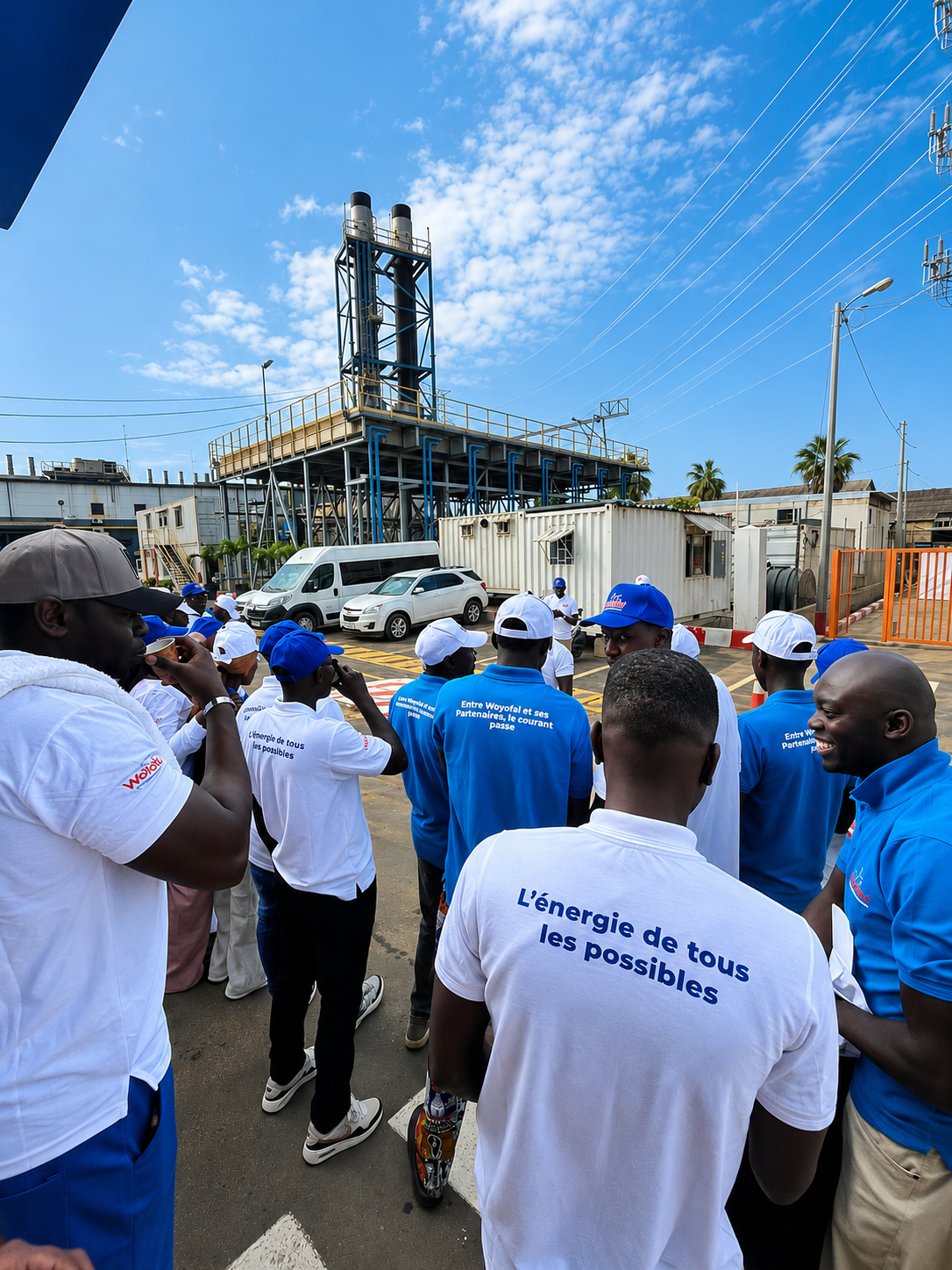 Photo de l'équipe de la centrale